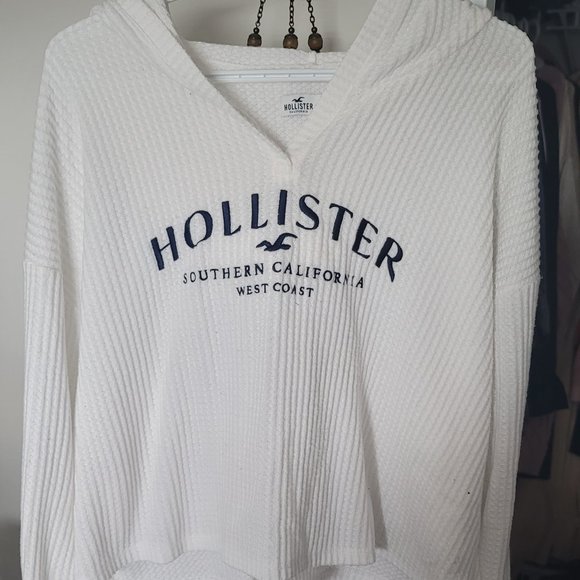 Cropped Hollister hoodie - Size XL - Picture 1 of 3
